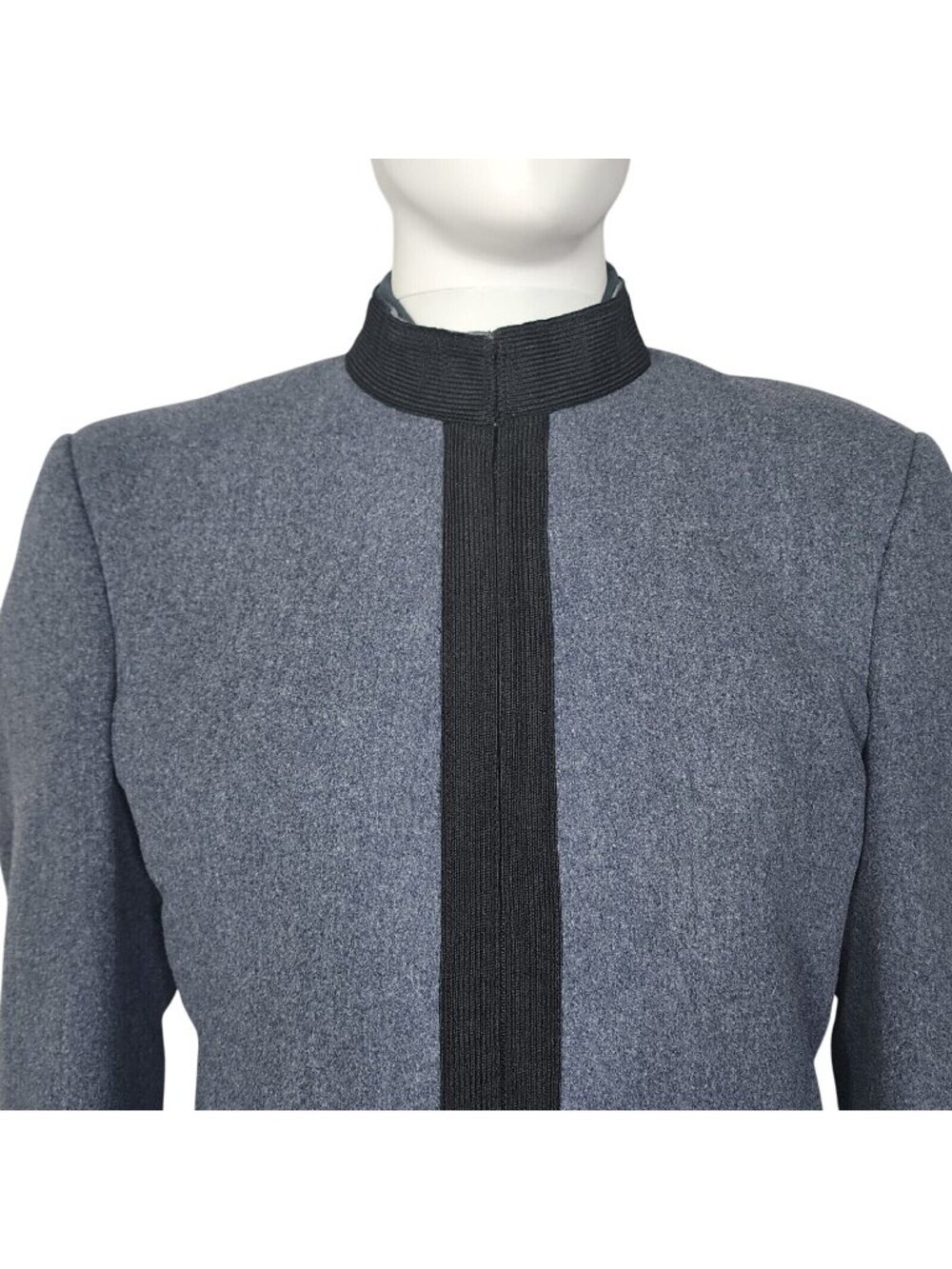 Thorngate Uniforms Navy Wool Blend Band Jacket Size Medium